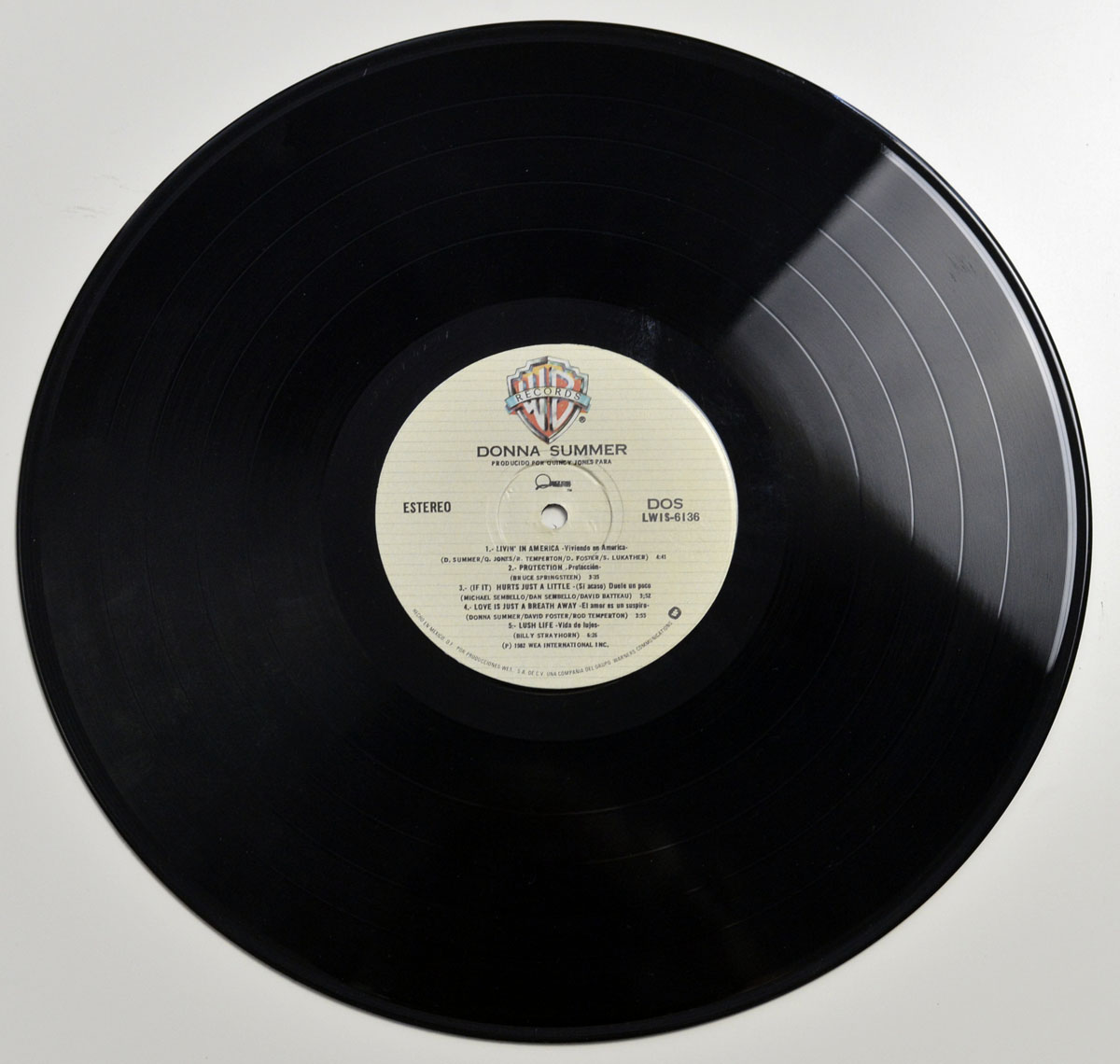 High Resolution Photo   of Side B  Sexy Donna Summer Vinyl Record